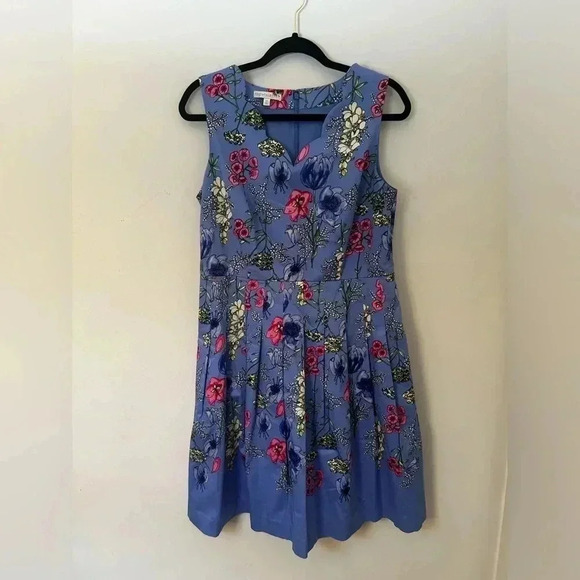 rsvp by Talbots Floral Fit & Flare Spring Wedding Guest Dress - Picture 1 of 6
